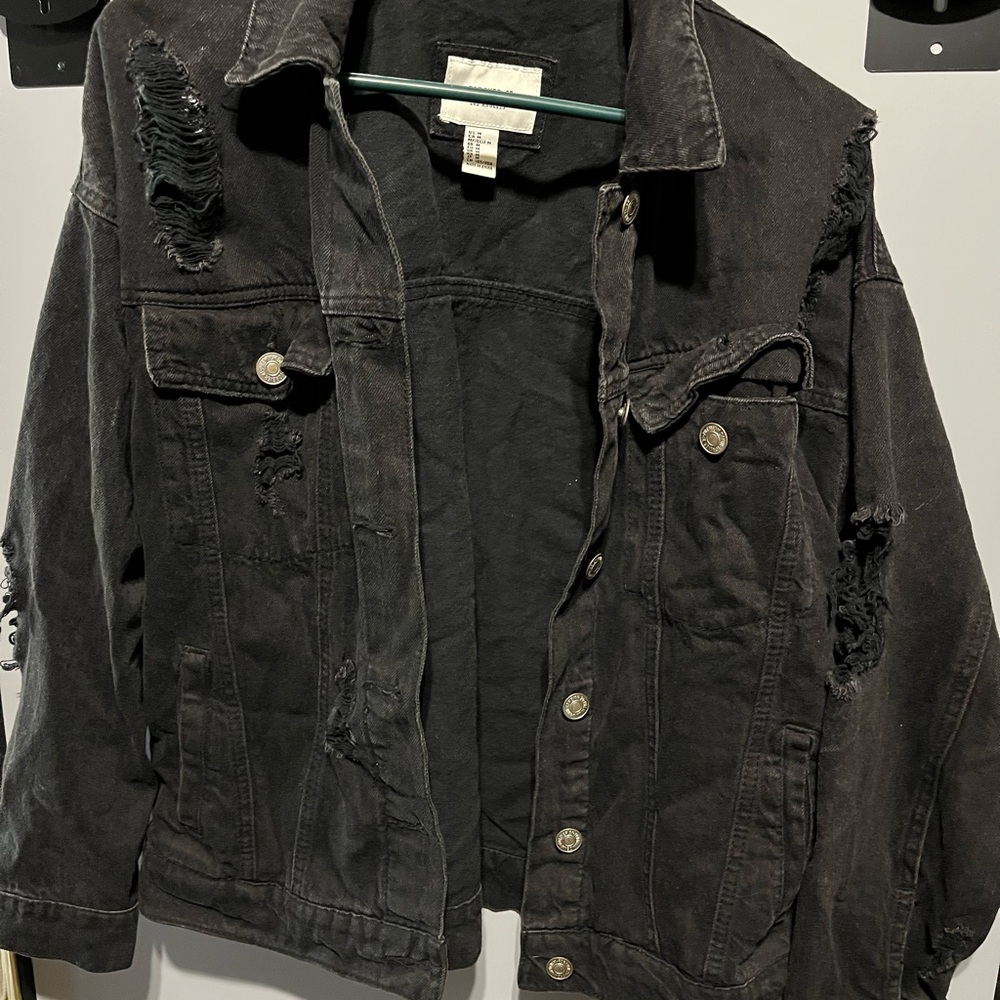 Forever 21 Black Denim Jacket